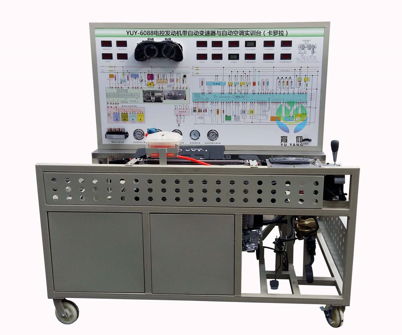 <b>电控发动机带自动变速器与自动空调实训台</b>