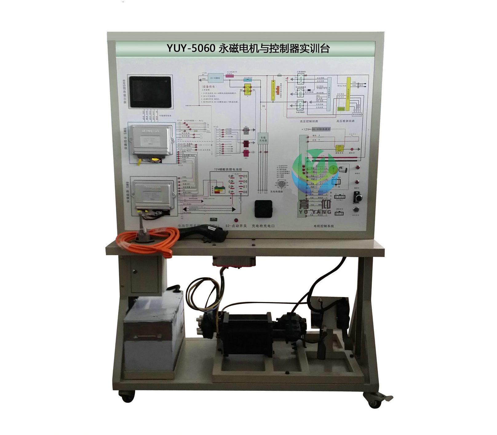 永磁电机与控制器实训台