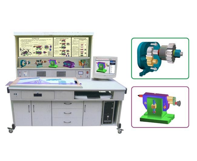 <b>机械制图多媒体三维测绘设计实训装置</b>