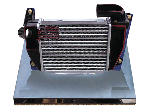 冷却水箱解剖模型